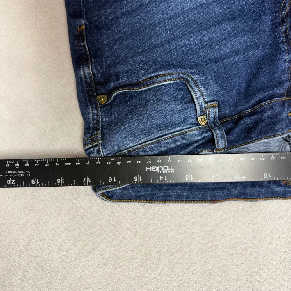 Kut from the Kloth Toothpick Skinny Jeans Dark Wash Denim 16S Short Petite
